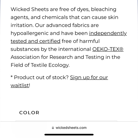 Wicked Cool Sheets in cool gray - Picture 5 of 5